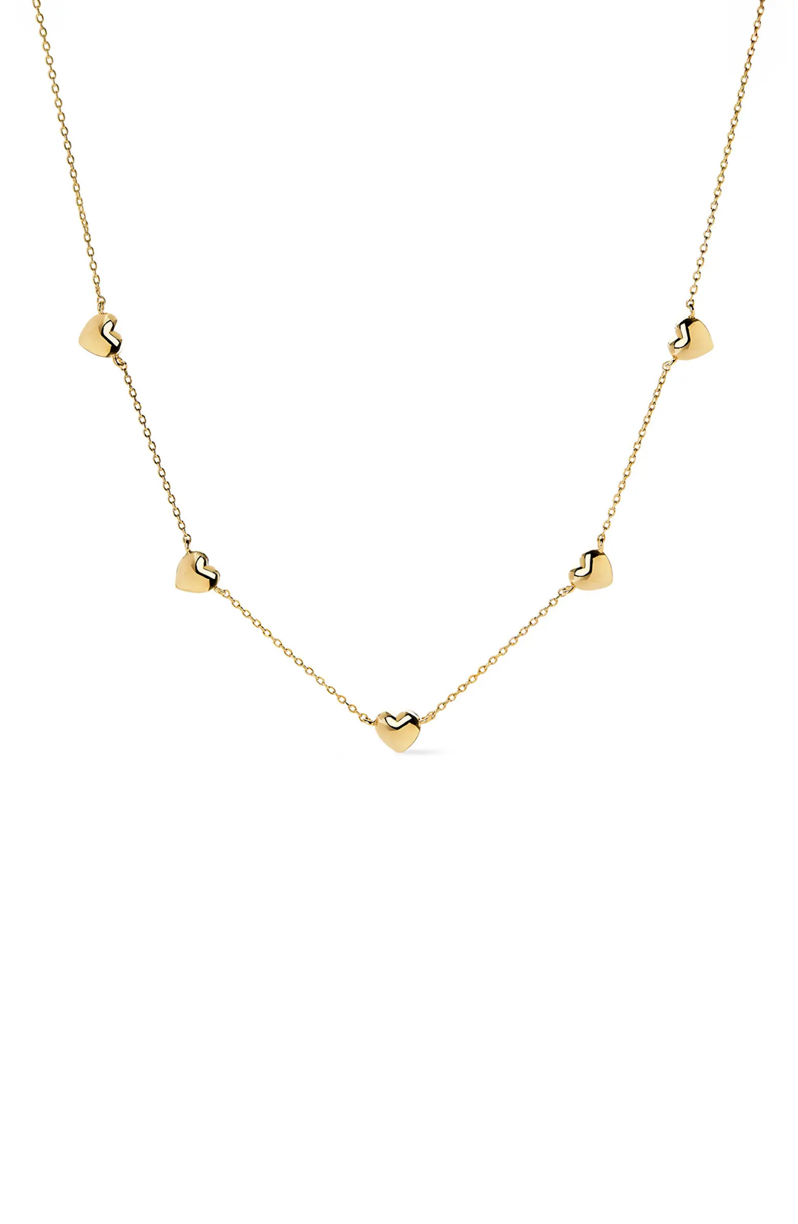 Ana Luisa Lev Mini Heart Station Necklace | Nordstrom | Nordstrom