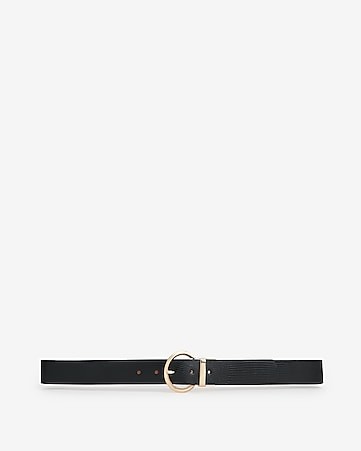 round buckle reversible belt | Express