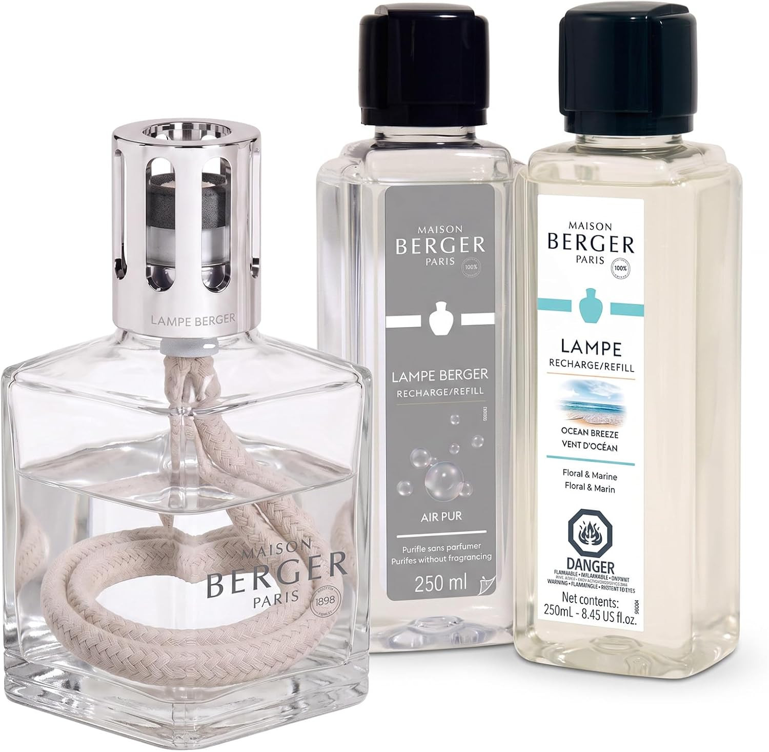 MAISON BERGER Lampe Berger Starter Kit, Square Lamp + 2 Refills | Amazon (US)