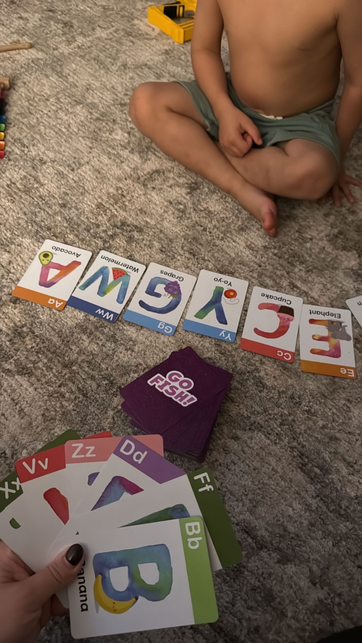 Kids alphabet go fish game! 🐠🐟

#LTKfamily #LTKkids #LTKcanada