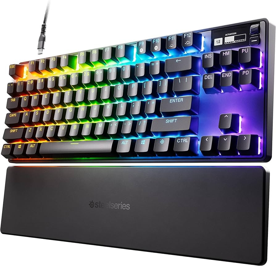 New SteelSeries Apex Pro TKL 2023 Ed.- World's Fastest Mechanical Gaming Keyboard - Adjustable Ac... | Amazon (US)