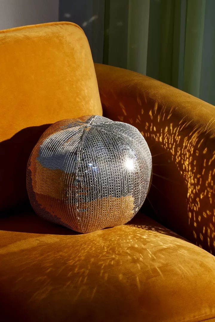 Sequin Ball Throw Pillow | Urban Outfitters (US and RoW)