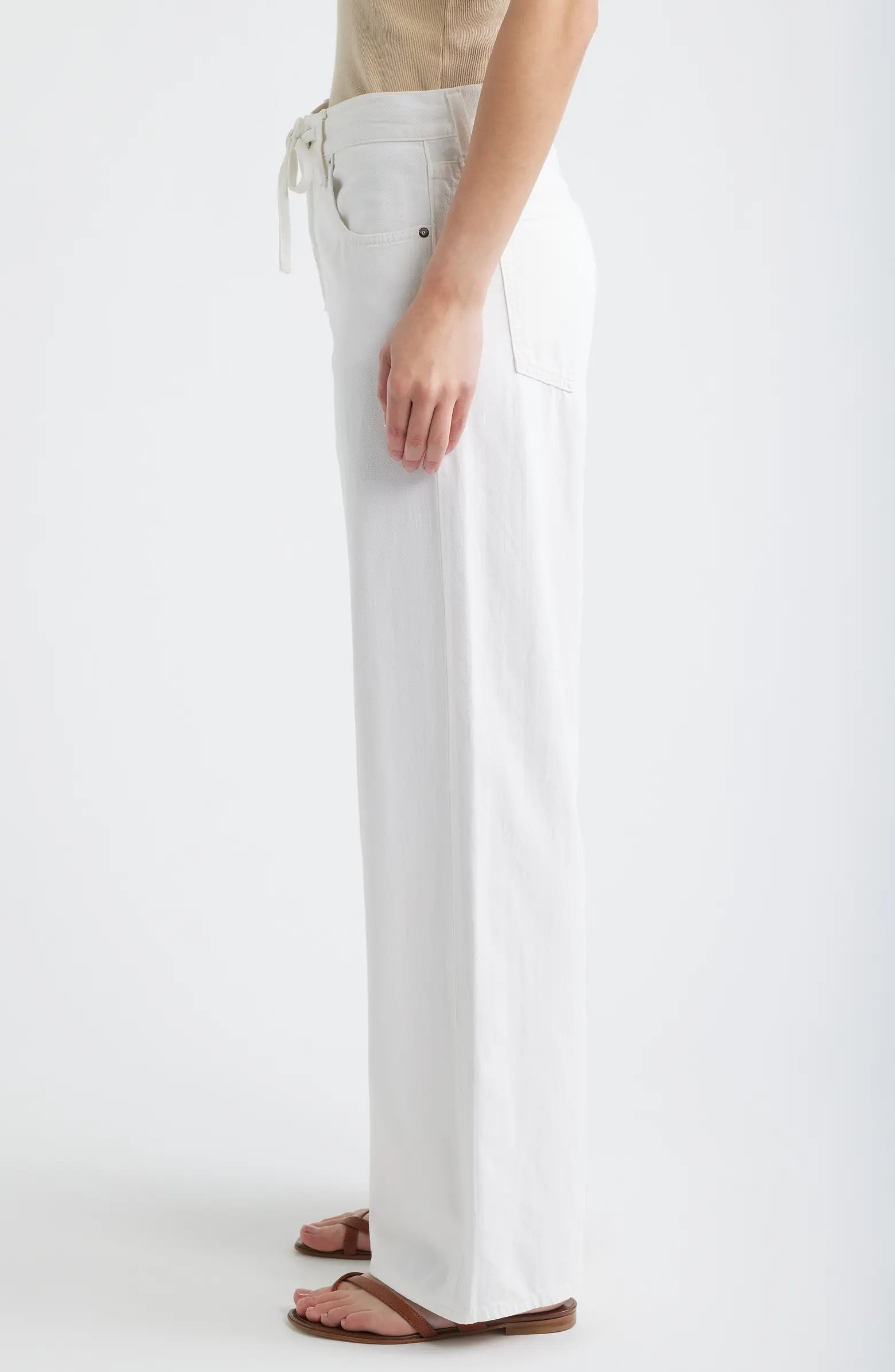 Madewell The Ultimate Wide Leg Jeans in Tile White | Nordstrom | Nordstrom