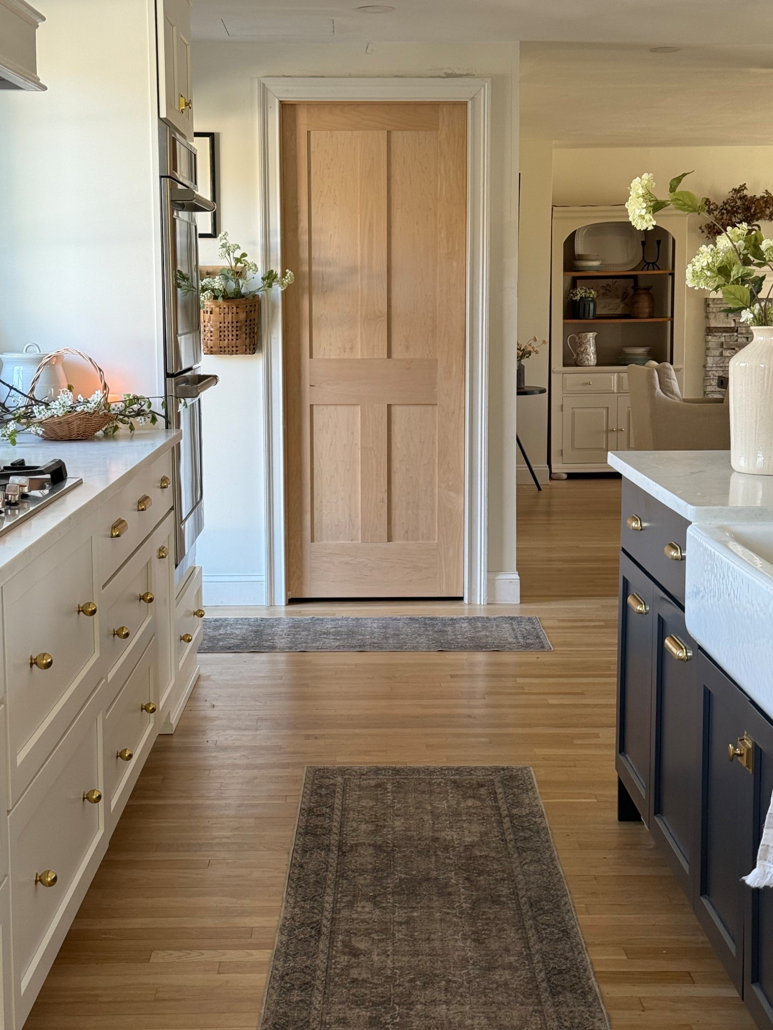 I love the sliding wood door we have in our pantry, brings in some warm tones and also this washable dock vintage runner. I got two of the same one in different sizes.

#LTKSeasonal #LTKHome #LTKSaleAlert