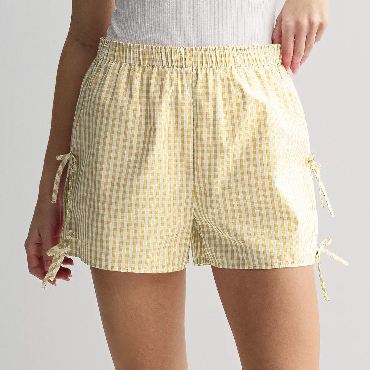 Juniors' Threads of Luxx Side Tie Shorts | Kohl's