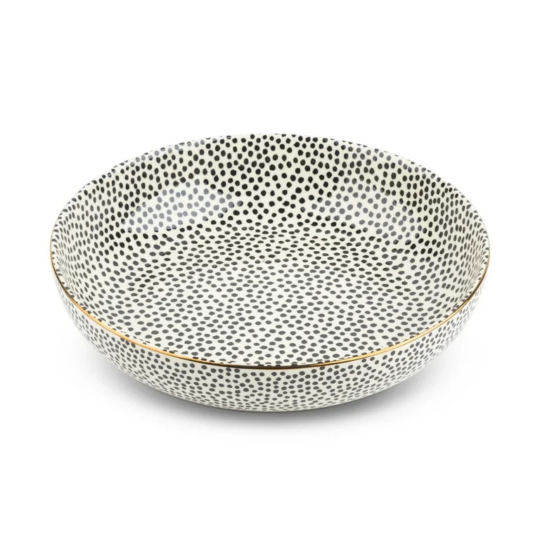 Thyme & Table Stoneware Serve Bowl, Dot Collection | Walmart (US)