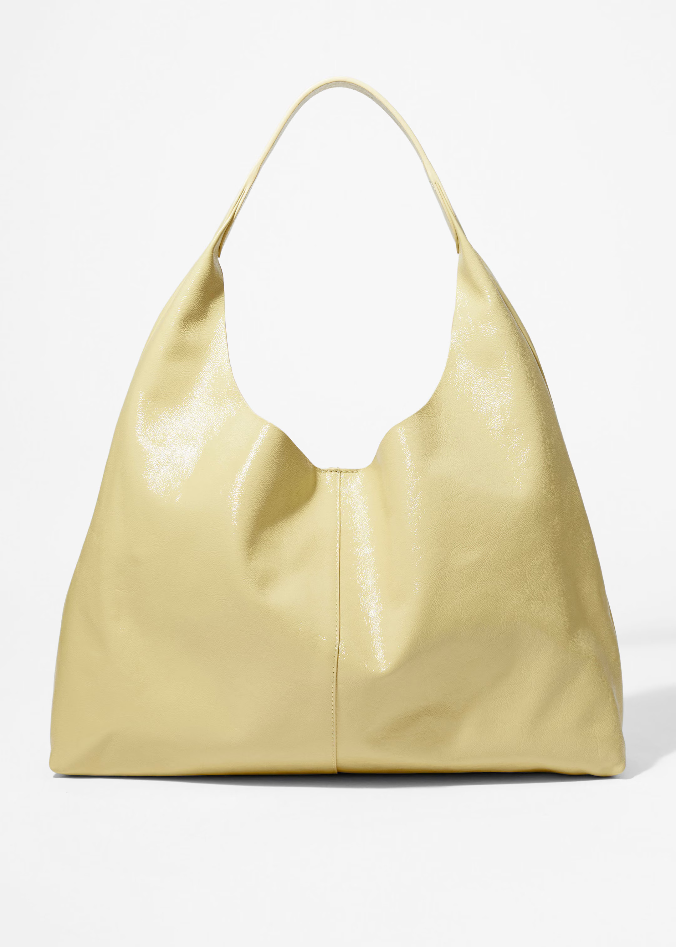 Large Patent-Leather Tote Bag | & Other Stories UK