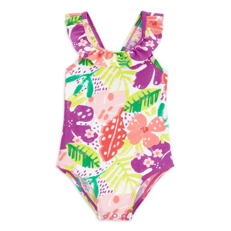 Carter's Child of Mine Baby Girl 1pc Swimsuit, Sizes 0-12M - Walmart.com | Walmart (US)