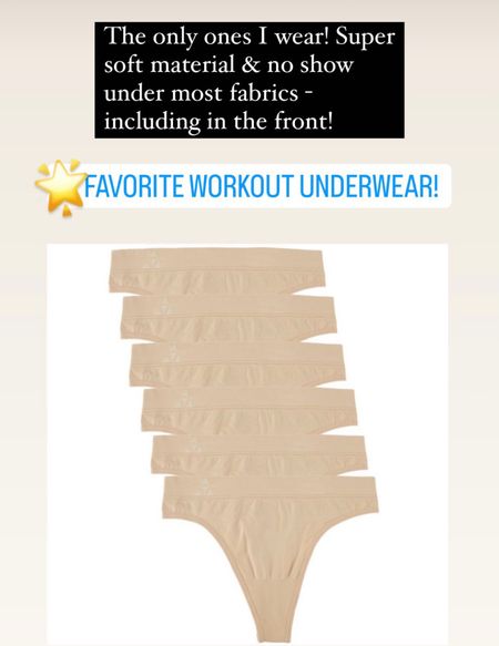 Favorite underwear for workouts. Great at preventing that pesky 🐫 issue! 

#LTKFind #LTKfit #LTKunder50