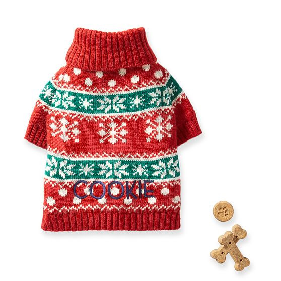 Holiday Knit Dog Sweater | Mark and Graham