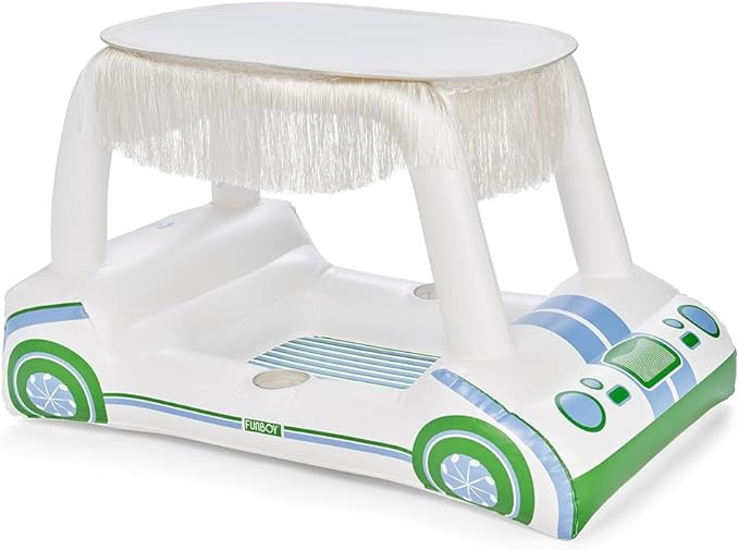 FUNBOY Inflatable Golf Cart Drink Cooler – Floating Pool Accessory with Cup Holders, Detachable... | Amazon (US)