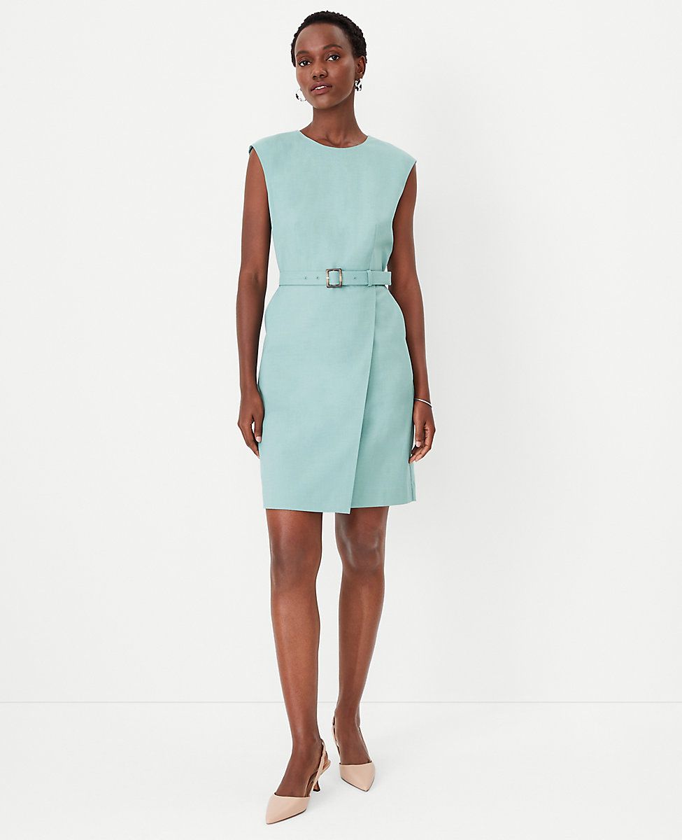 Belted Flare Dress | Ann Taylor (US)