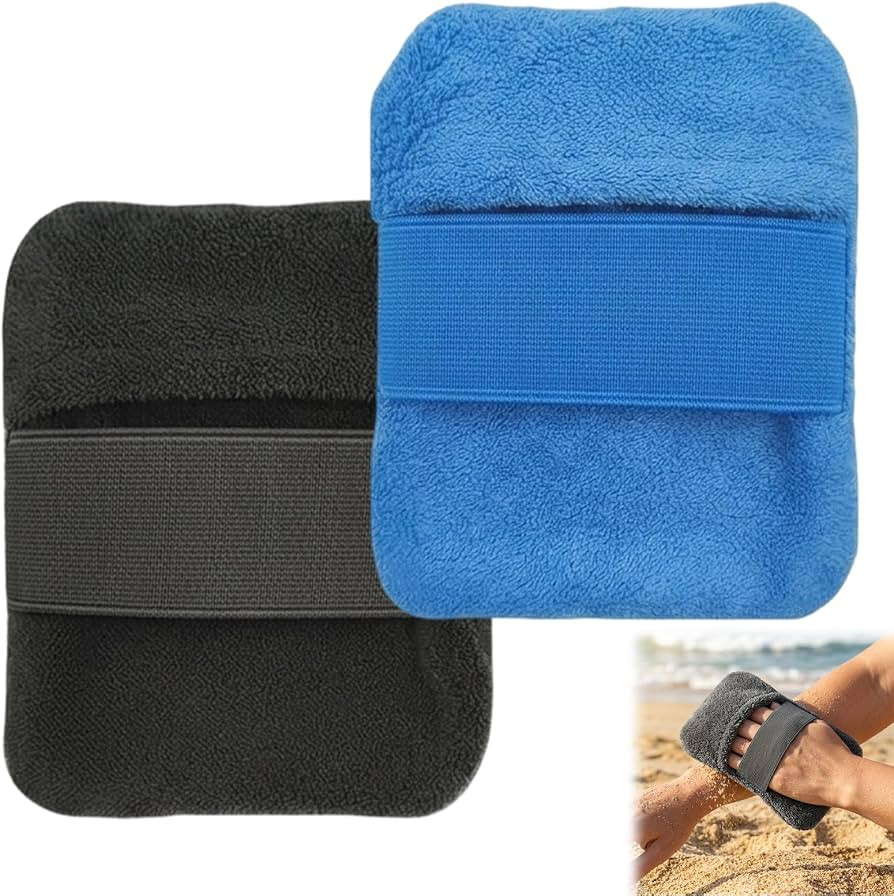 2 Pcs Sand Remover for Beach, Soft Talc-Free Bag, Sand Eraser for Feet, Portable Sandscreen Mesh,... | Amazon (UK)