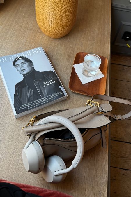 Headphones by Sony 🎧 Handbag by Loewe Puzzle 💼 