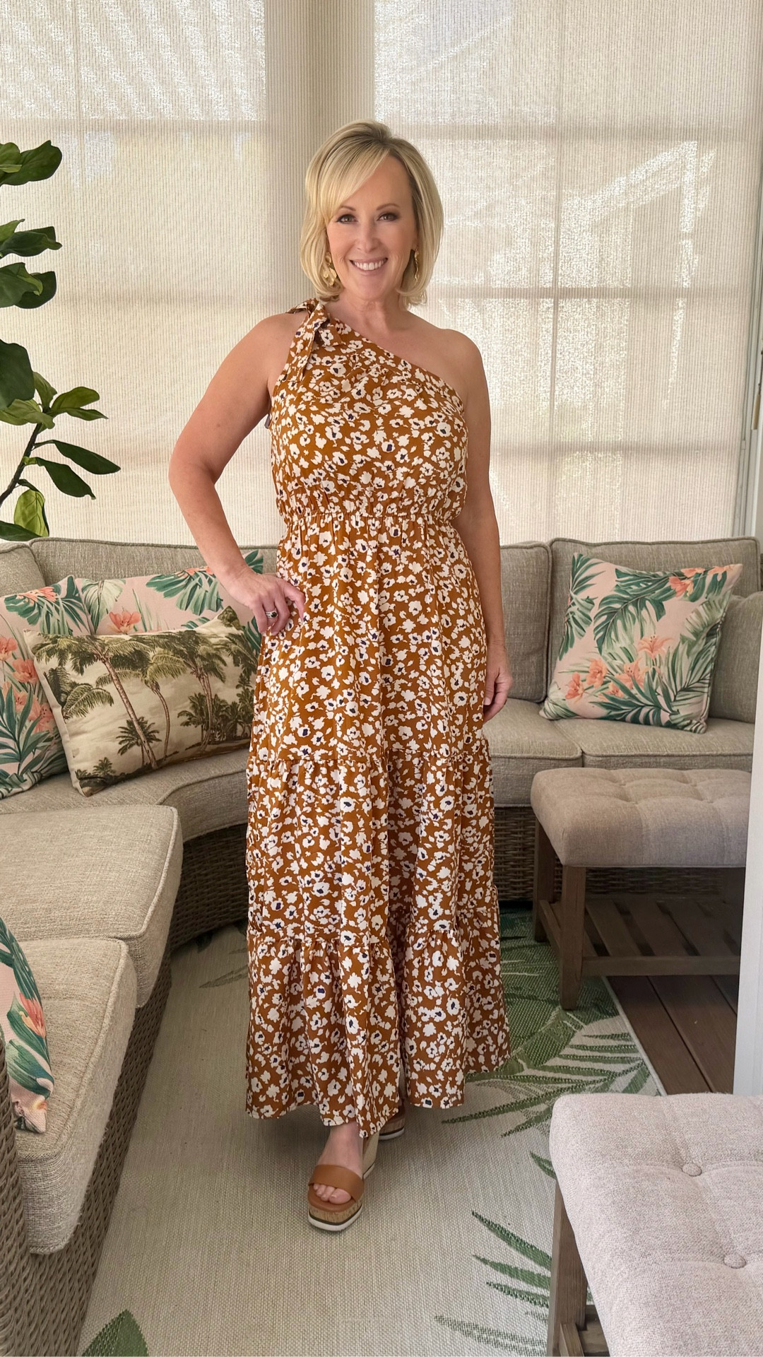 This one-shoulder Amazon dress is such a staple in my wardrobe - it’s flattering, adjustable, and so easy to dress up or down. It comes in so many fun patterns and it’s one of those pieces you can style a different way every time you wear it. Shop my look!

#LTKootd #LTKPetite #LTKOver40