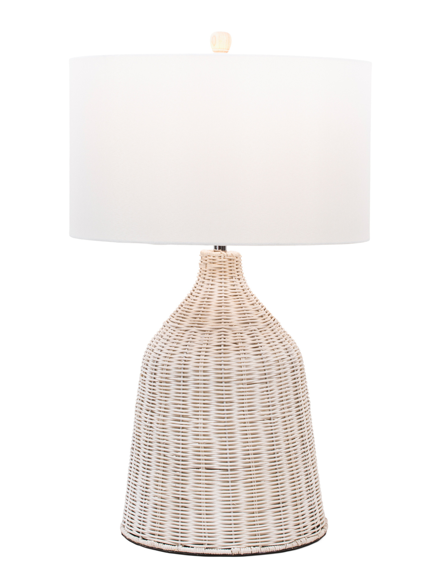 Rattan And Metal Lamp With Harp Shade | The Global Decor Shop | Marshalls | Marshalls