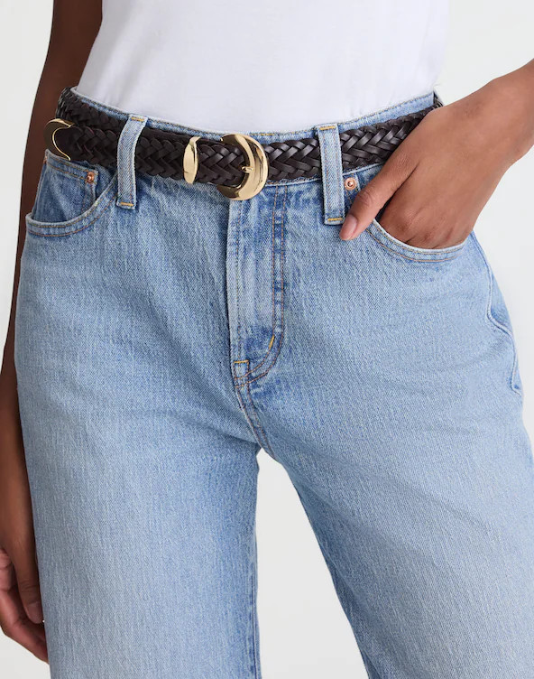 Domed-Buckle Wide Belt | Madewell