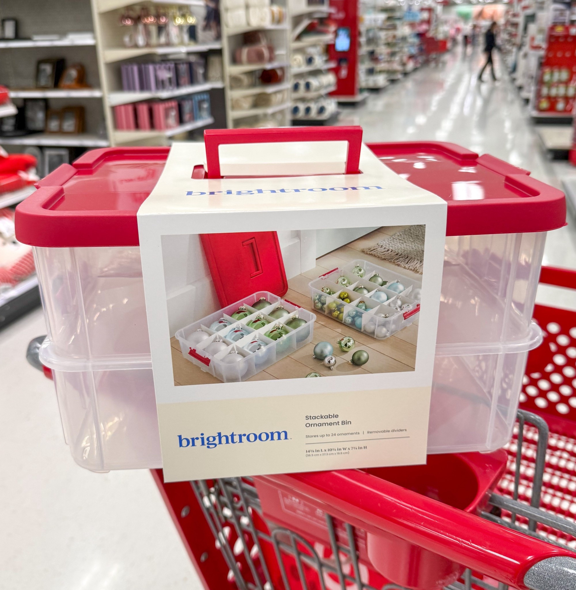 Get organized with these ornament storage containers! Holds 24 ornaments 

#LTKHome #LTKHoliday #LTKFindsUnder50