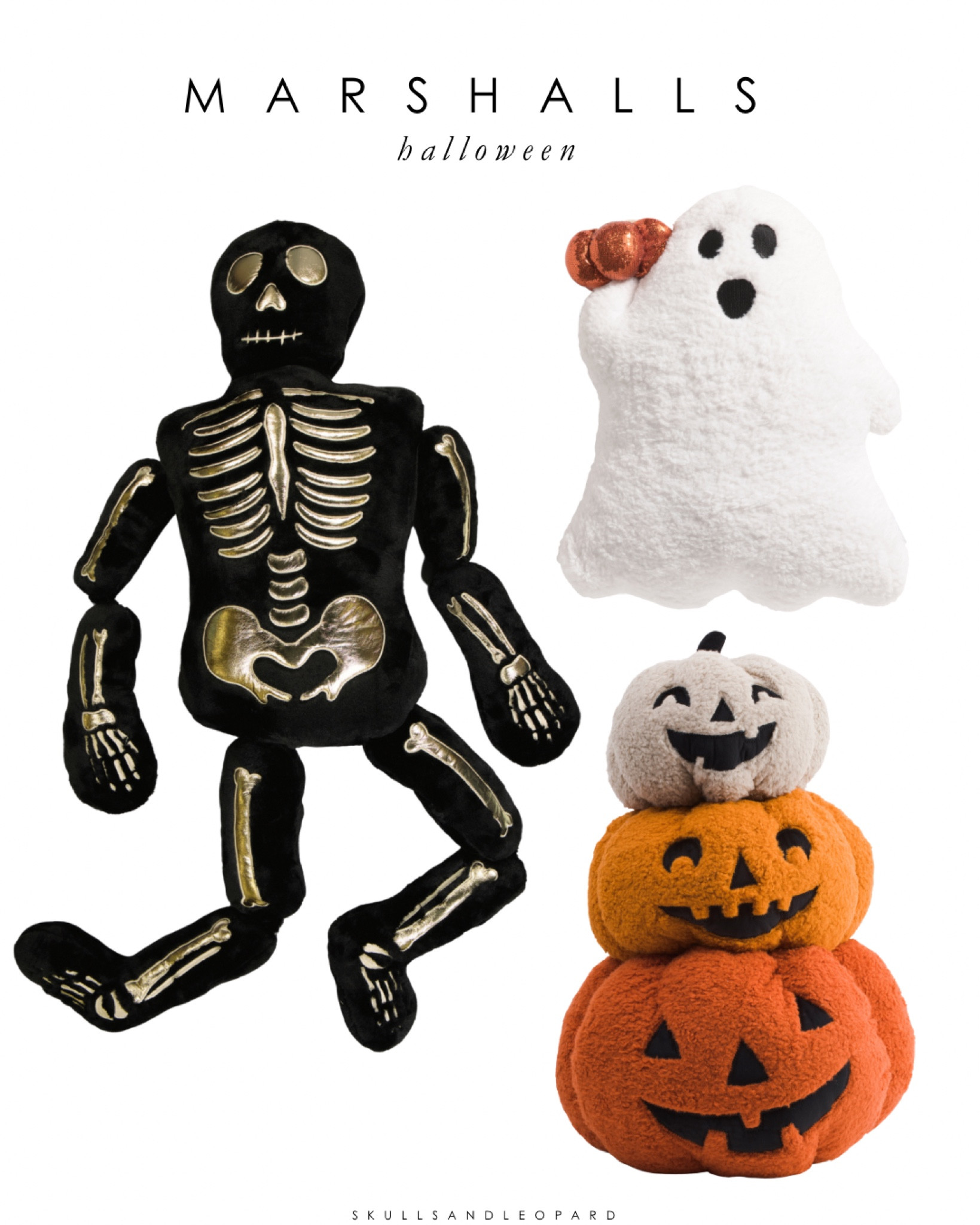 Marshall’s Halloween, LTK Halloween, Halloween pillows, disco ghost pillow, jack o lantern pillow, skeleton pillow 

#LTKHome #LTKSeasonal #LTKFindsUnder100