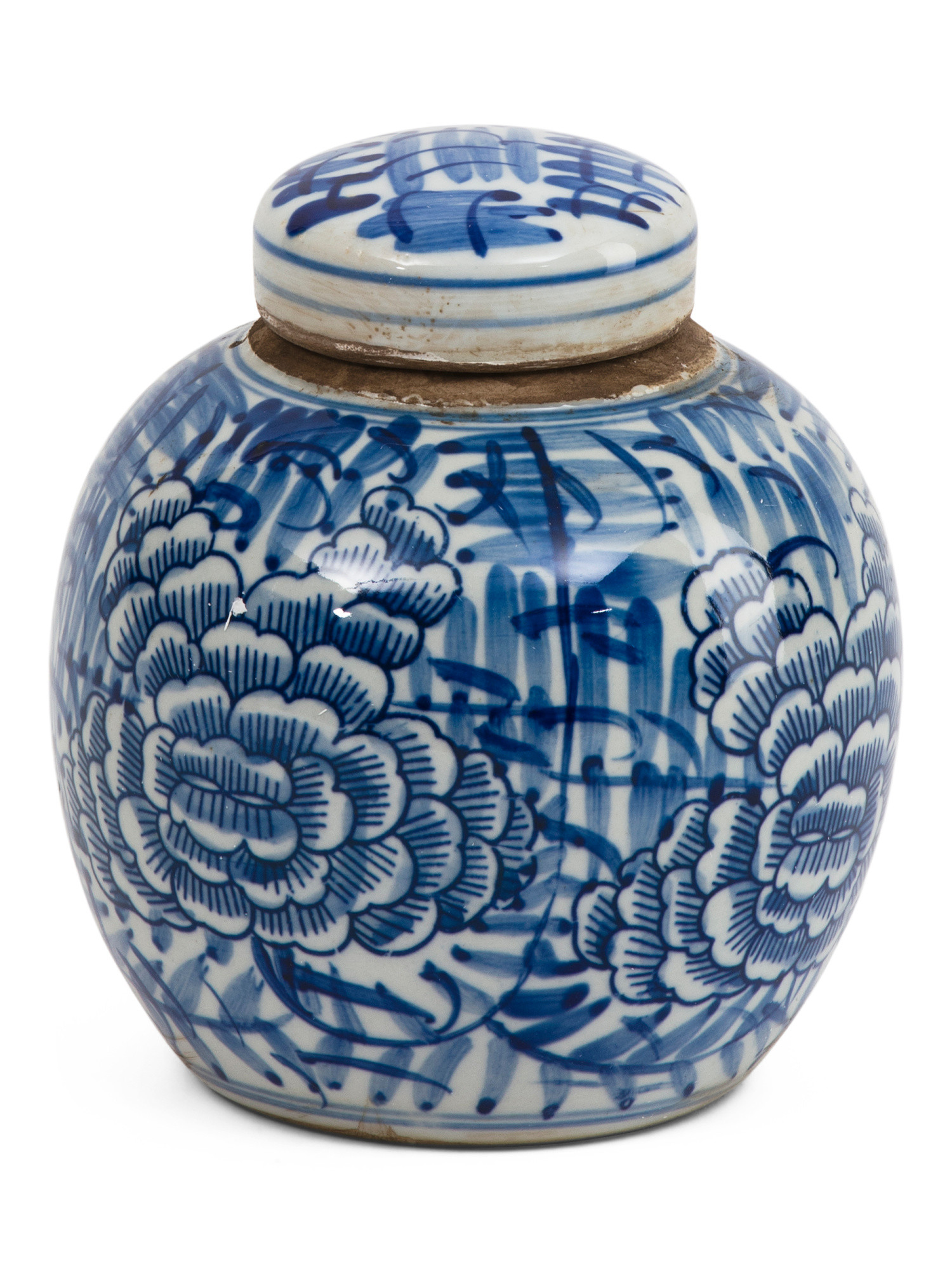 6x6.5 Porcelain Mini Blooming Flower Jar With Lid | TJ Maxx