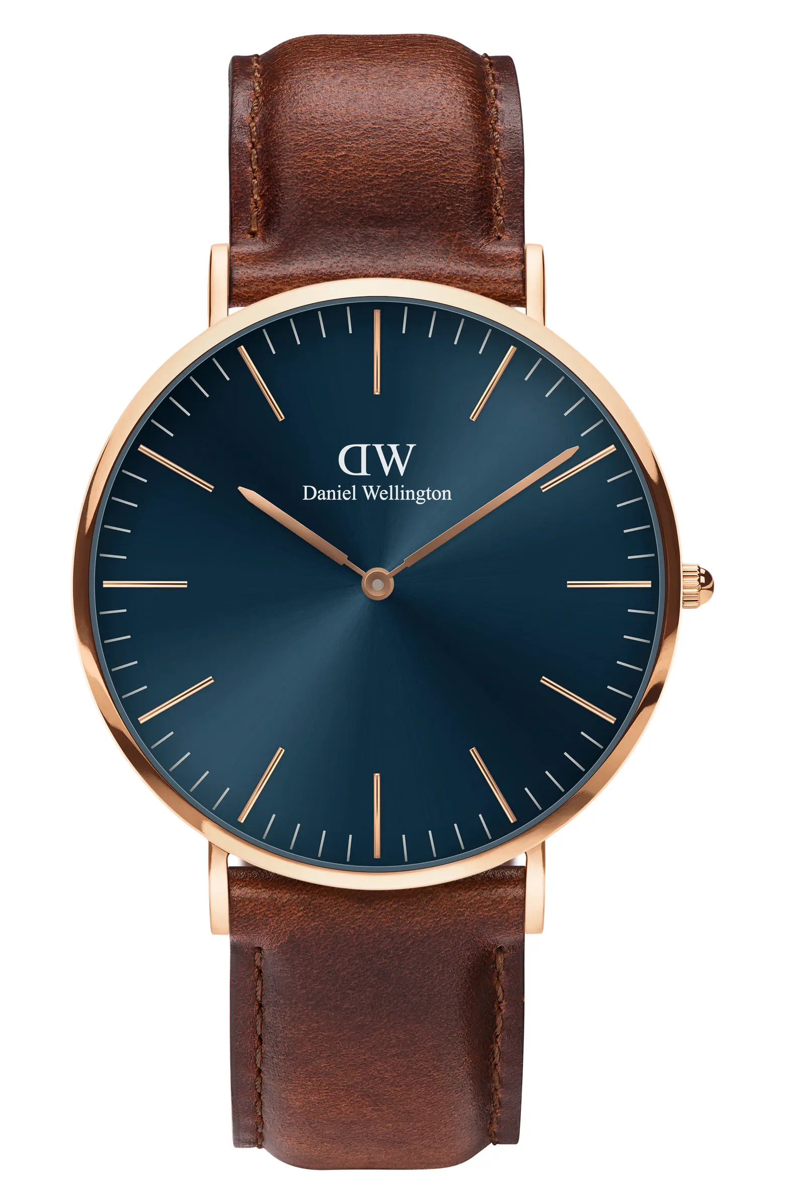 Classic St. Mawes Leather Strap Watch, 40mm | Nordstrom