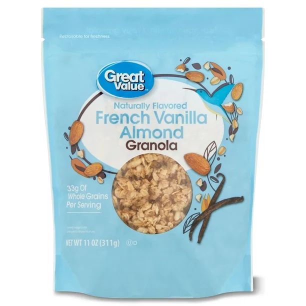 Great Value French Vanilla Almond Granola, 11 Oz - Walmart.com | Walmart (US)