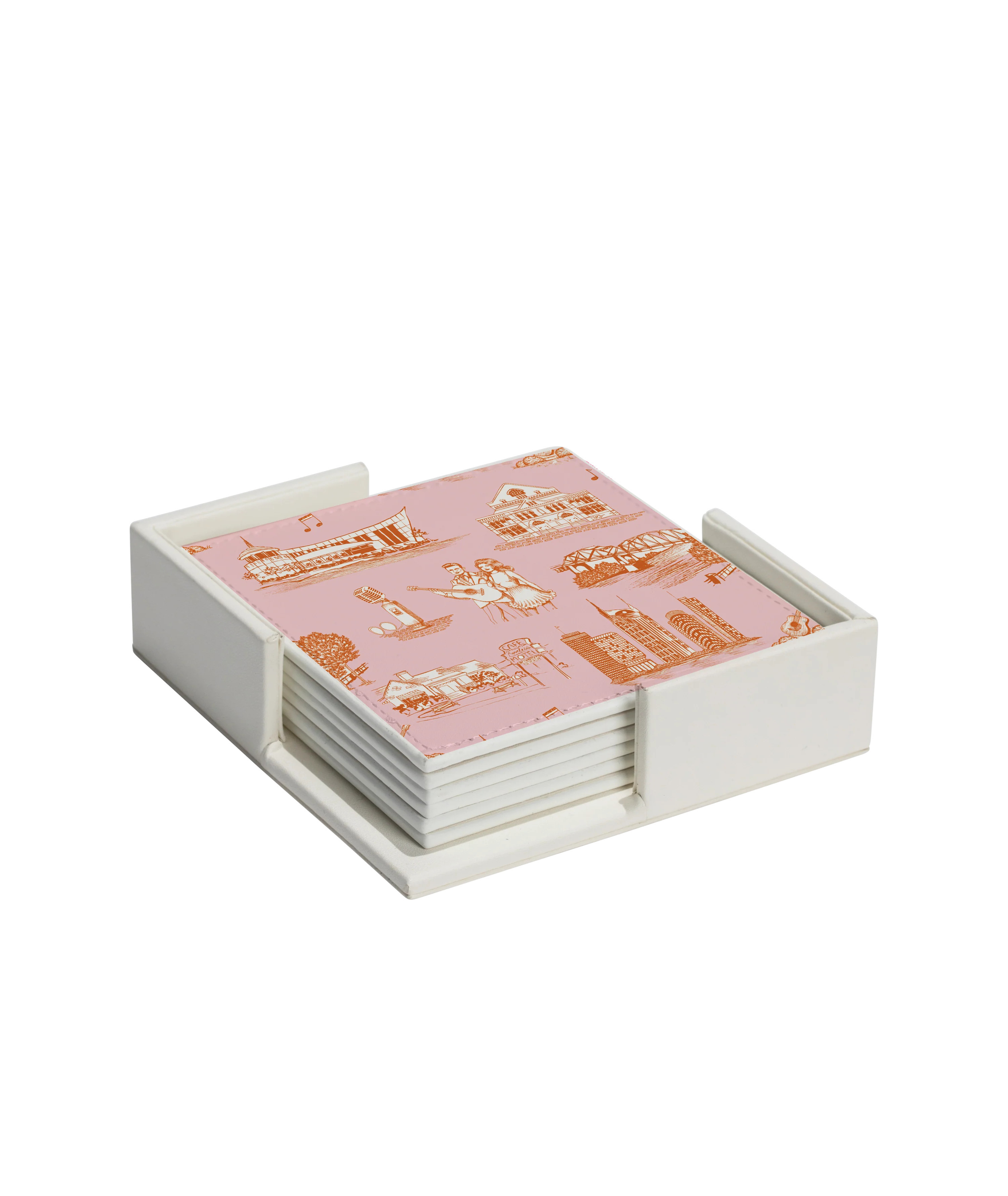 Nashville Toile Coaster Set | Katie Kime Inc