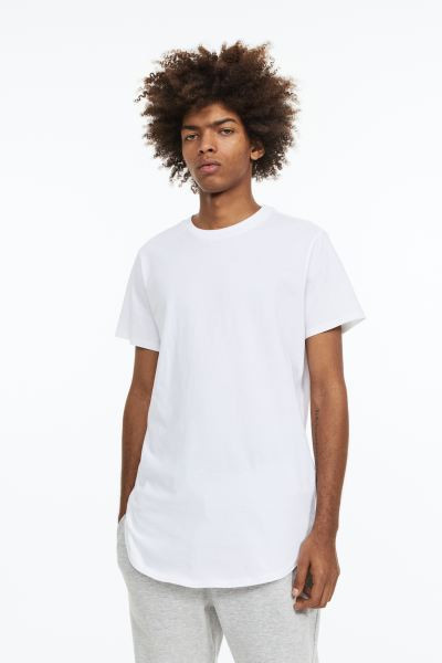 Long Fit T-shirt | H&M (US + CA)