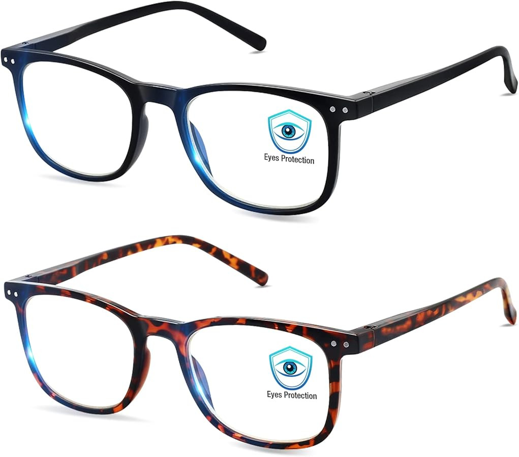 Blue Light Blocking Glasses, Blue Blocker Computer Glasses for Men Women, Anti Glare 400 UV & Eye... | Amazon (US)