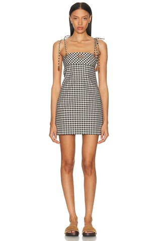Miu Miu Mini Dress in Black | FWRD 