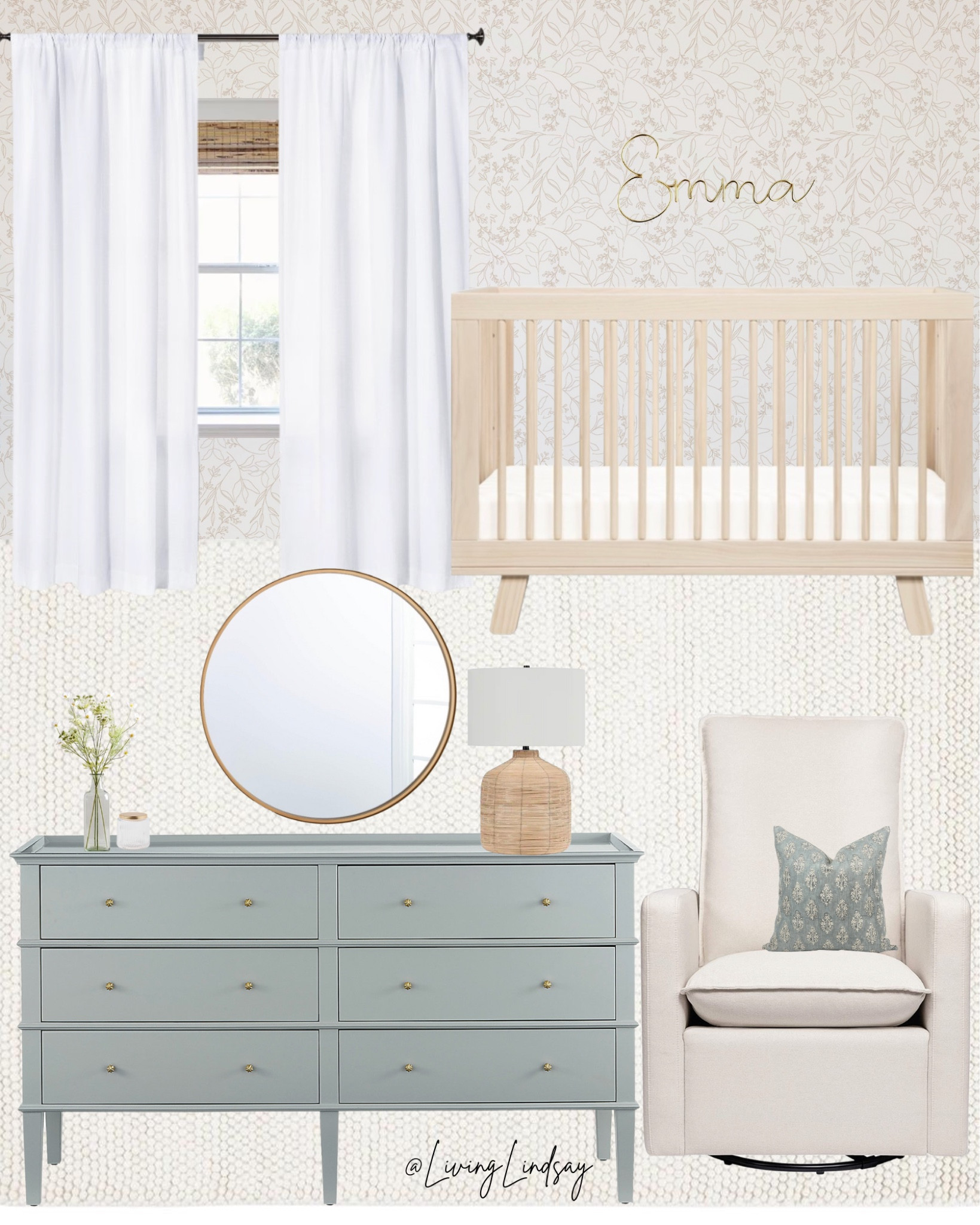 Neutral girl nursery 

#LTKbump #LTKhome #LTKbaby