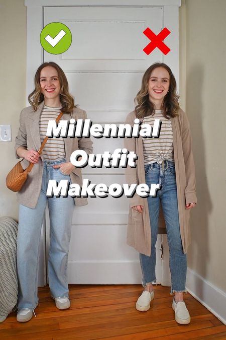 Millennial outfit makeover
Xs blazer
25 short jeans


#LTKstyletip #LTKsalealert