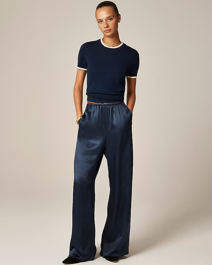 Cosmo pant in luster charmeuse | J. Crew US