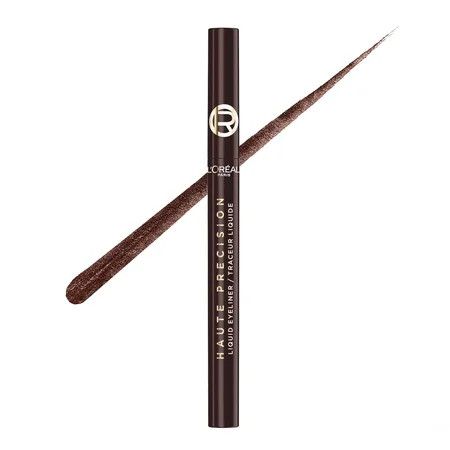 L'Oreal Paris Haute Precision Liquid Eyeliner, Brown Leather 20, 0.03 fl oz | Walmart (US)