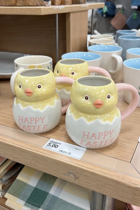 Cute & affordable easter chick mugs from Target!

#target #dining #kitchen #home #homedecor #easter #spring 

#LTKSpringSale #LTKhome #LTKSeasonal