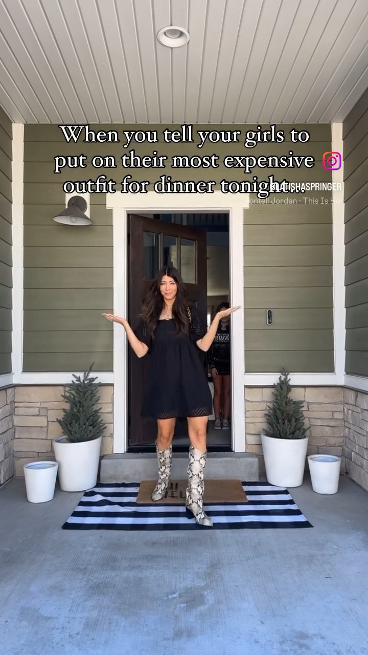 The exact black babydoll dress is sold out but found some similar ones! #babydolldress #amzanfinds 

#LTKfindsunder100 #LTKfindsunder50 #LTKSeasonal