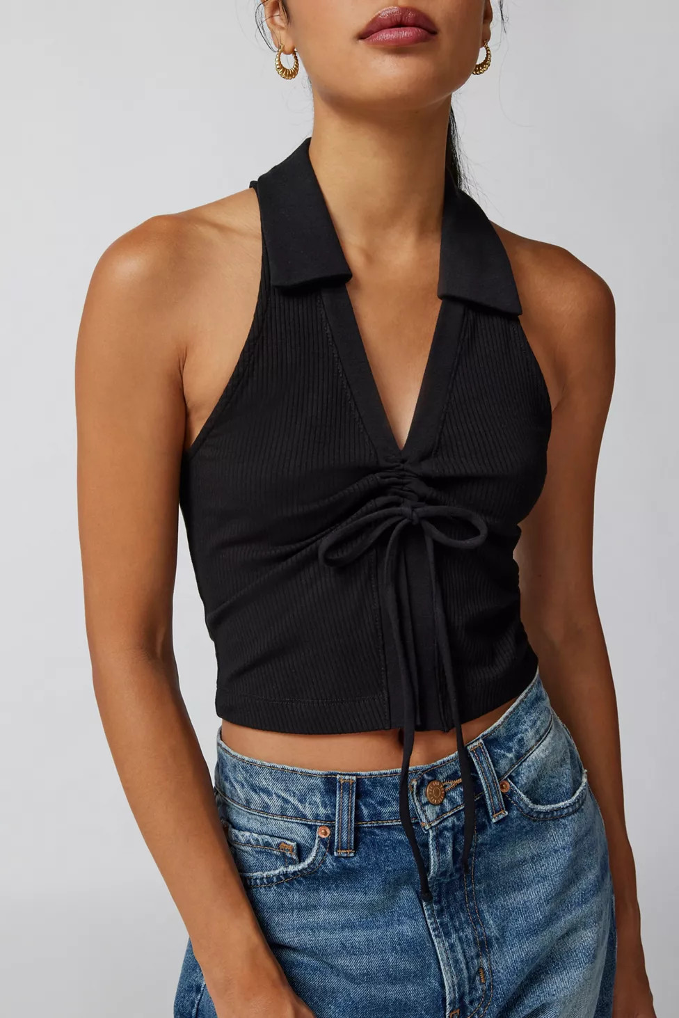 UO Tessa Collared Vest Top | Urban Outfitters (US and RoW)