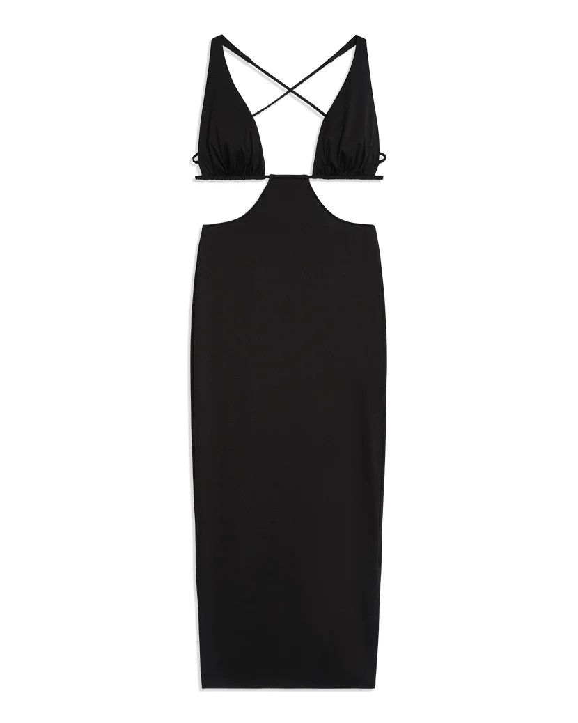 Cowl Back Maxi Dress - XS Black | We Wore What