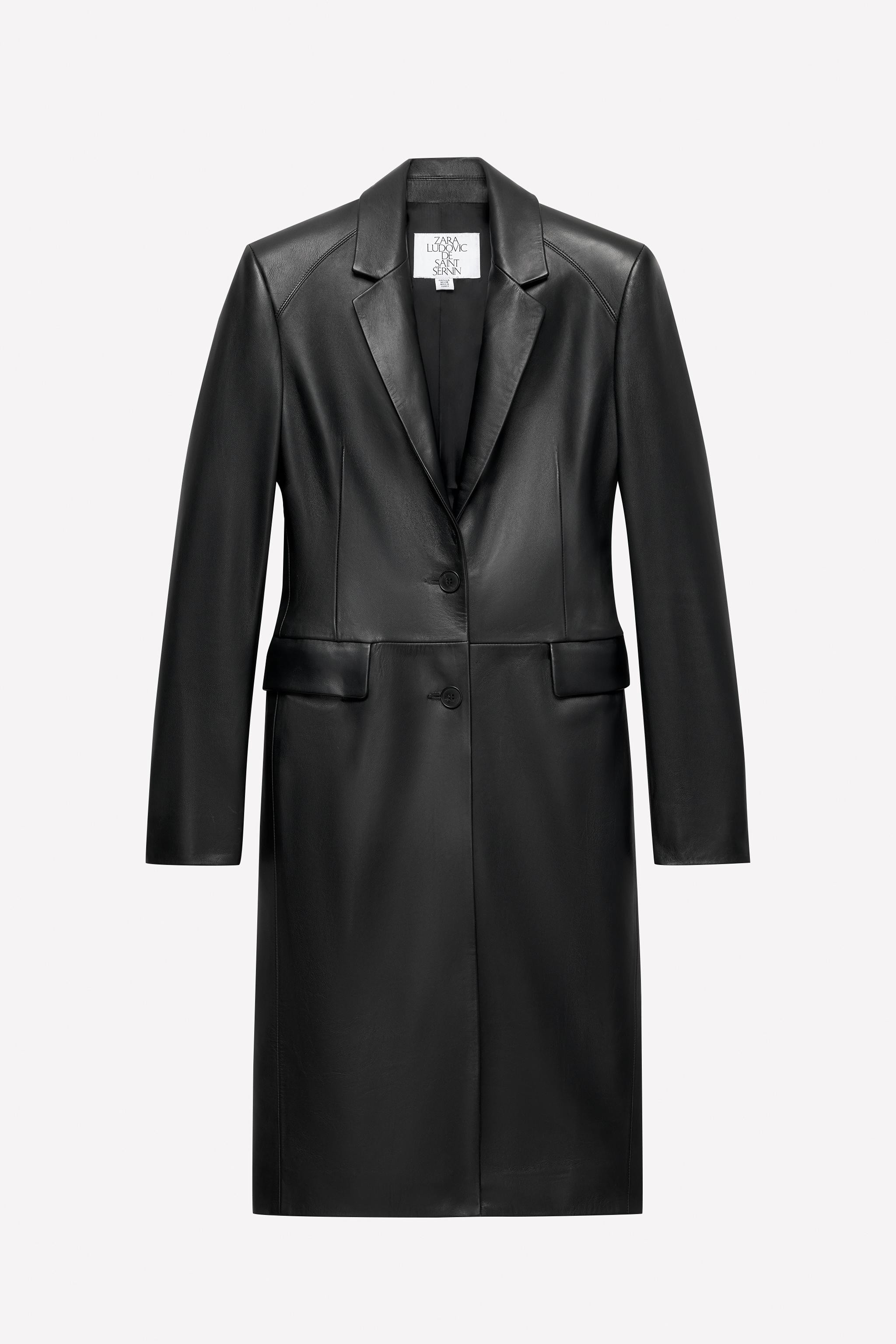 FITTED LEATHER COAT LUDOVIC DE SAINT SERNIN x ZARA | Zara UK