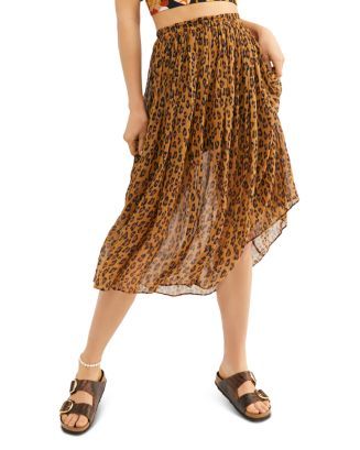 Free People
            
    
                
                    Lydia Leopard-Print Skirt | Bloomingdale's (US)