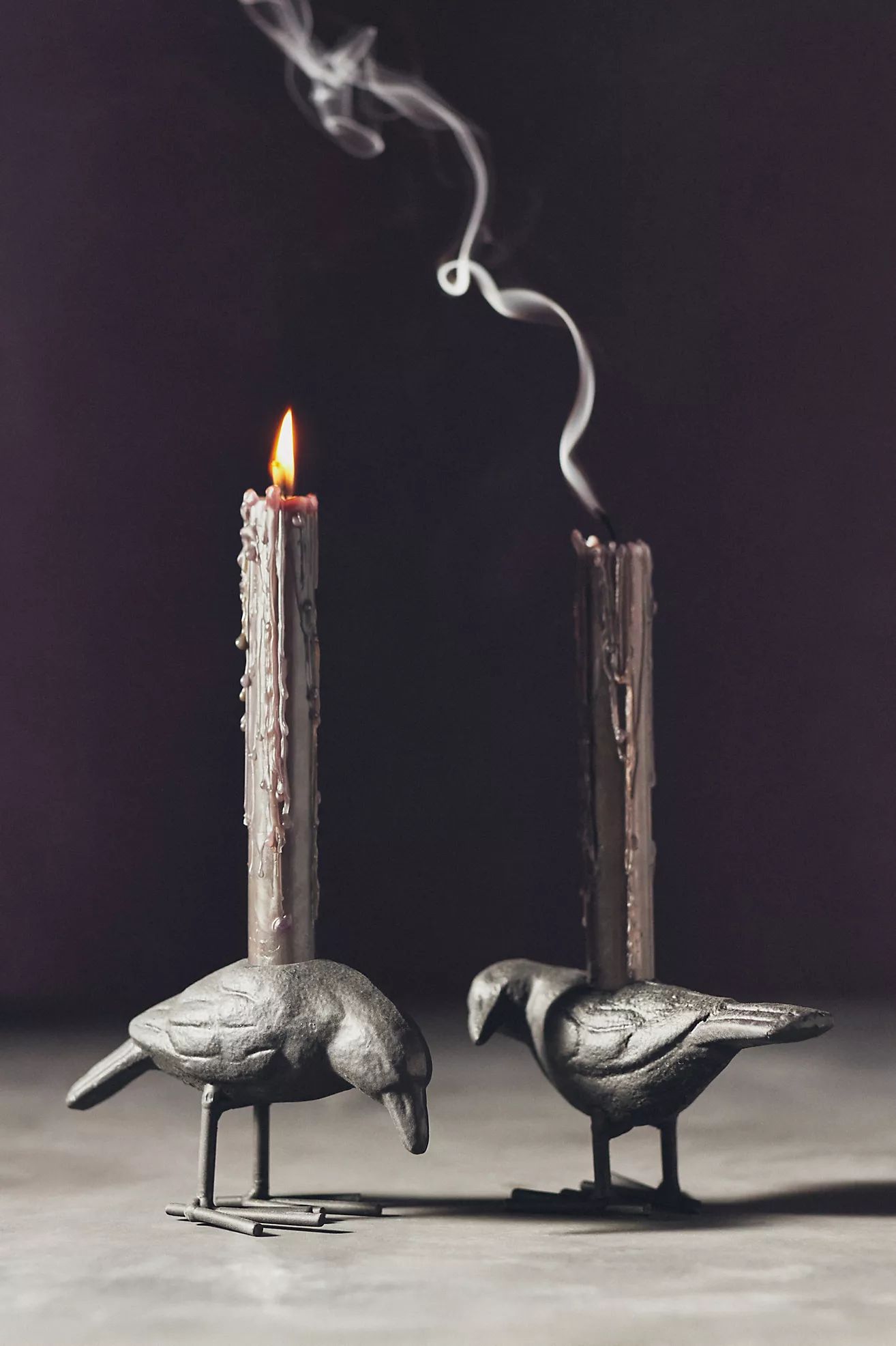 Crow Taper Candle Holder | Anthropologie (US)