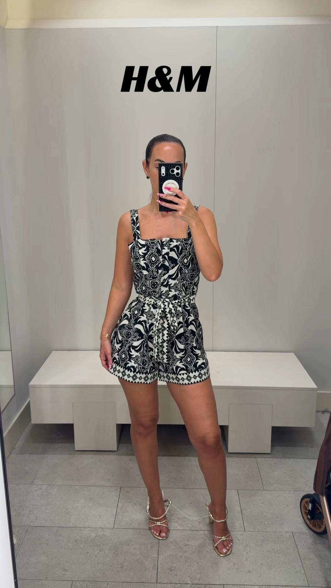 Girls this romper is amazing !! 
Sooo beautiful and feels good quality 
I’m wearing a size S 

Summer dress | vacation outfit | mini dress coverup | euro summer outfit inspo  | mesh cover up | summer outfit | H&M try on | H&M summer outfit

#LTKootd #LTKTall #LTKTravel