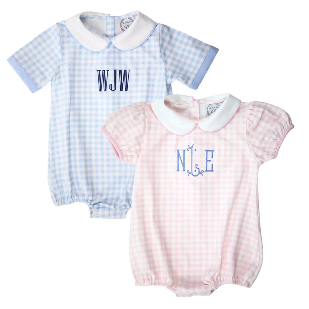 Hayden Gingham Bubbles | The Bella Bean