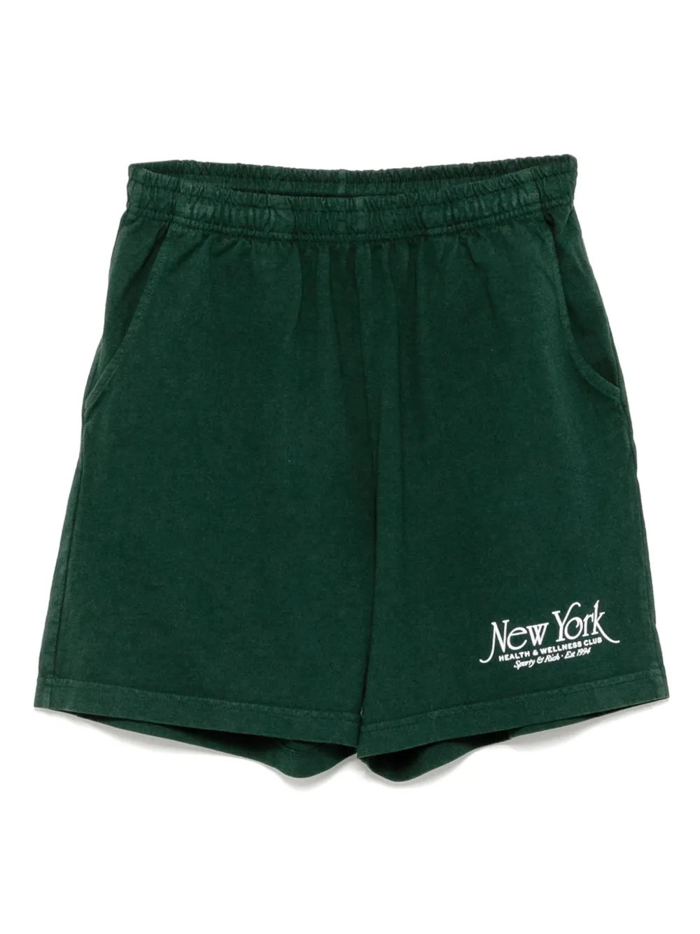 Sporty & Rich NY 94 gym shorts - Green | Farfetch Global