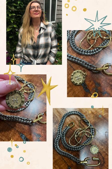 If you Love All Things Astrology or Looking for a Nice gift 🎁 for someone who does - this necklace is a Great Idea! 

It can be worn as one, two or three layers! And … the charms are interchangeable! 

I’m a Pisces! Love mine - I dress it up & dress it down for a more casual look- like in the pic! 

Plus- I often mix gold & silver accessories- so this necklace is PERFECT for it! 

#LTKstyletip #LTKGiftGuide #LTKparties