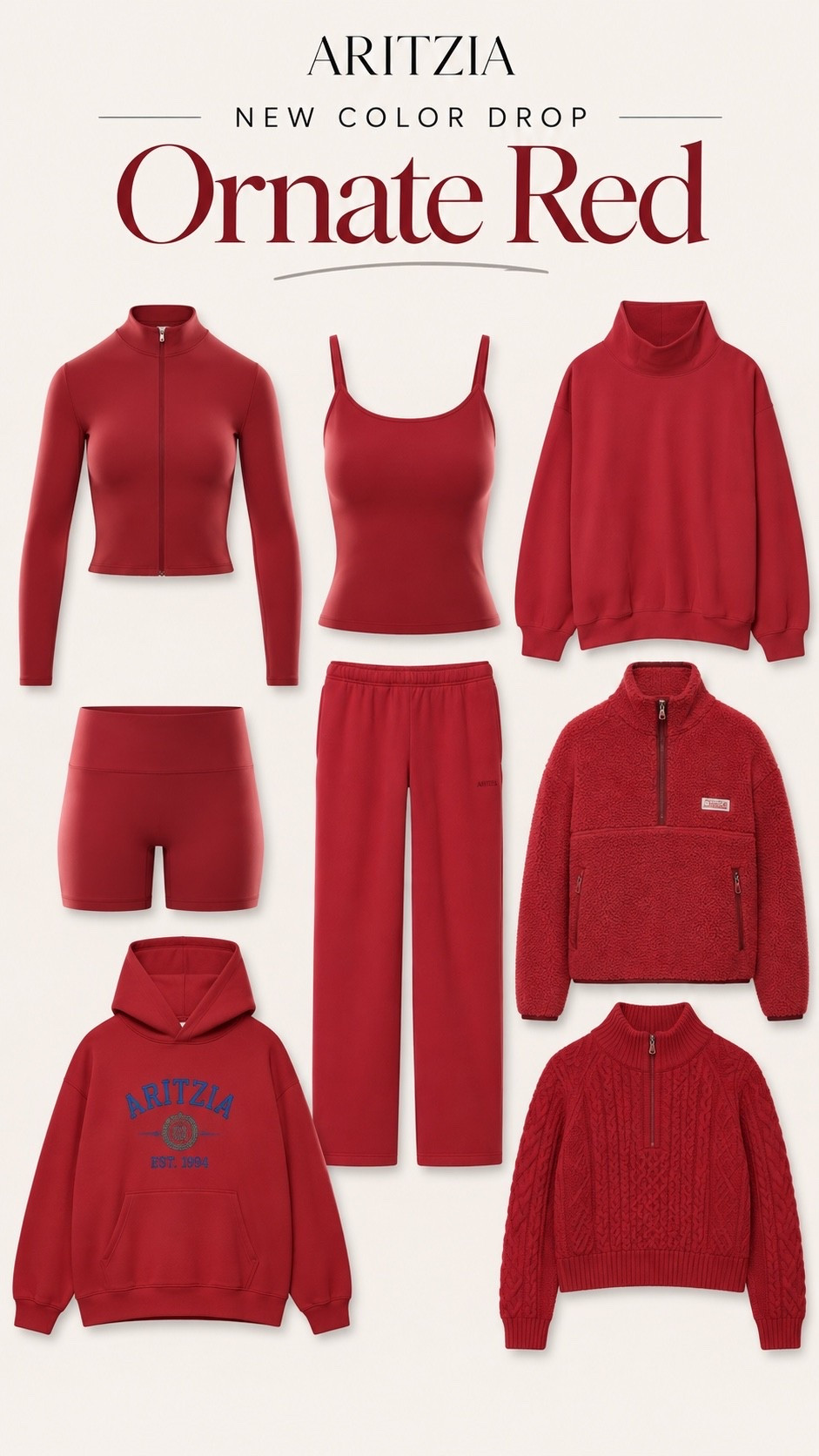 Aritzia new color drop Ornate Red 😍♥️


@Aritzia
