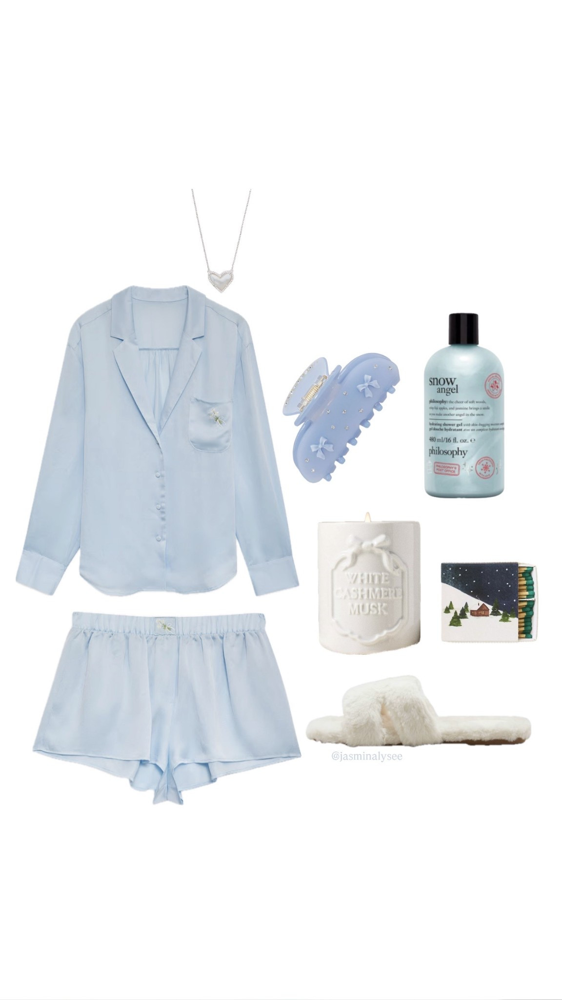 Cozy winter pj set 🤍🏔️ love these for lounging and watching a Christmas movie! 

#LTKgrwm #LTKFindsUnder100 #LTKHoliday