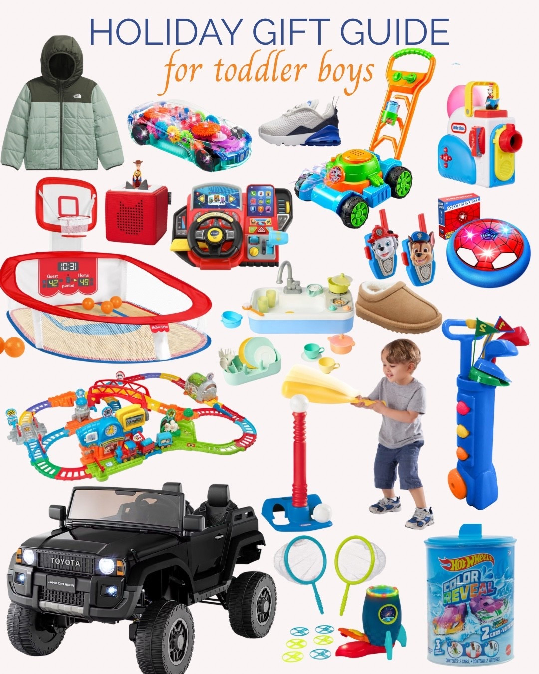 🎁✨ HOLIDAY GIFT GUIDE FOR TODDLER BOYS ✨🎁
If you’re shopping for a busy little boy this Christmas, this guide is packed with fun, educational, and active play ideas perfect for toddlers 🚗💙

From ride-on cars and sports toys to learning games, building sets, and cozy winter favorites — these gifts are sure to keep him entertained all season long!

💡 Perfect for:
🎁 Toddler boys (ages 1–4)
🎁 Christmas gifts & birthdays
🎁 Active, curious little ones

Shop all these top toddler gift ideas directly on my LTK — practical, fun, and parent-approved! 🎄

#HolidayGiftGuide #GiftGuideForToddlerBoys #ToddlerGiftIdeas #ToddlerChristmasGifts #GiftsForBoys #LTKHoliday #LTKGiftGuide #ChristmasGiftGuide #ToddlerToys #EducationalToys #HolidayGiftsForKids #LTKFinds

#LTKKids #LTKHoliday #LTKGiftGuide