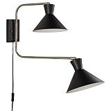 Amazon Brand – Rivet Mid-Century Swiveling Long Arms Pivoting Head Plug-In, Hardwire, or 2-in-1 Opti | Amazon (US)
