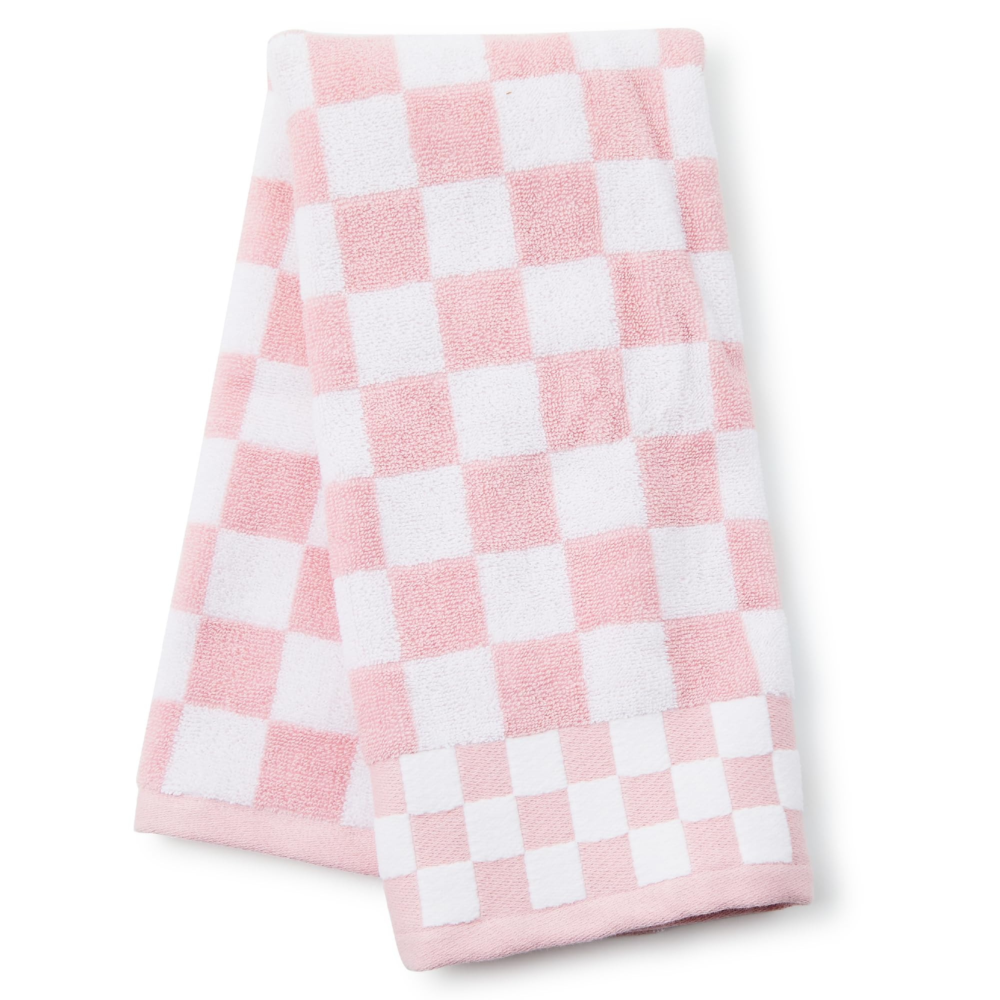 MACKENZIE-CHILDS Hand Towel, Cute Decorative Hand Towel for Bathroom and Kitchen, Pink-and-White ... | Amazon (US)